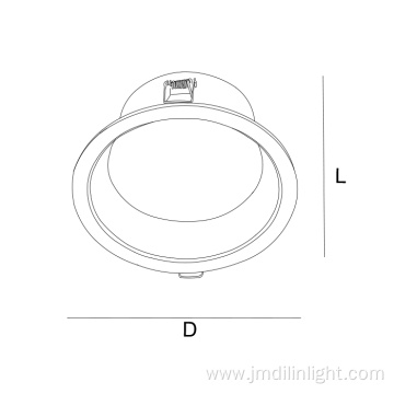 LED Spotlight 12W Aluminium Wide angle